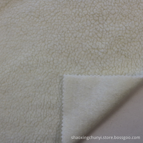 Lämplig för Autumn Winter Skin Friendly High Quality 100% Polyester Cotton Solid Berber Fleece Fabric